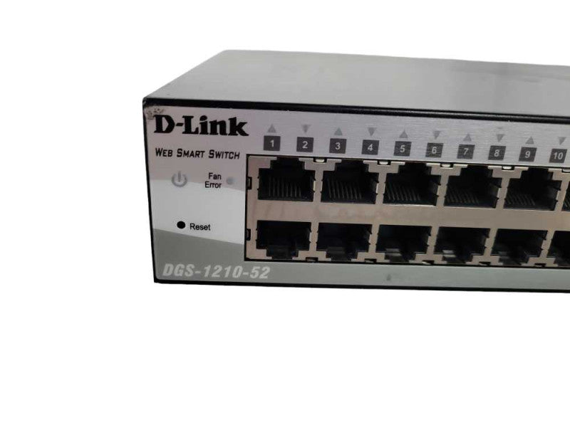 D-Link DGS-1210-52 Ethernet 48-Port Gigabit Smart Rackmount Network Switch !