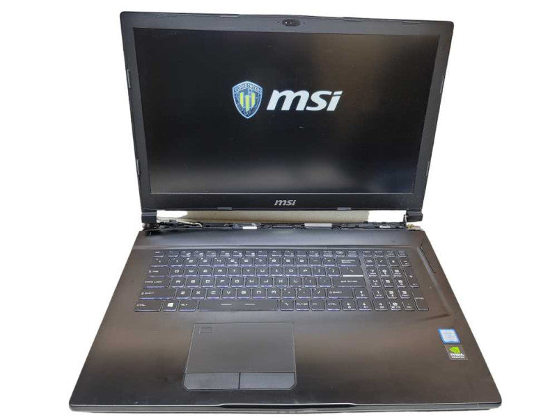 MSI WE73 8SJ i7-8750H| 32GB DDR4| NO HD| Quadro P2000| FOR PARTS/ REPAIR  Î²