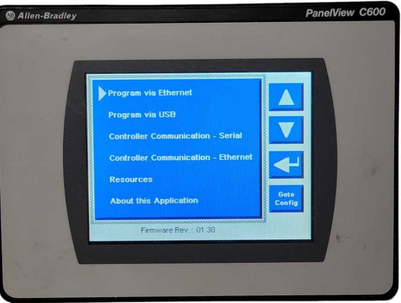 Allen-Bradley PanelView C600 Touch-Screen Display 2711-T6C, READ _