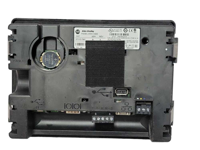 Allen-Bradley PanelView C600 Touch-Screen Display 2711-T6C, READ _