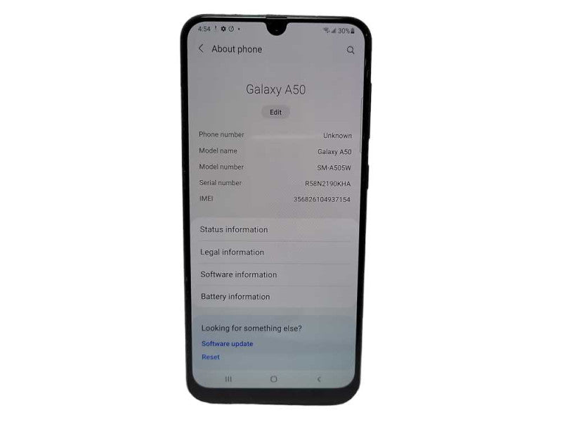 Samsung Galaxy A50 64GB (SM-A505W) READ     $