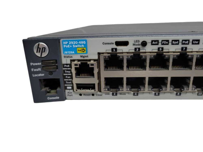 HP 2920-48G PoE 48 Port Gigabit PoE with 4 X SPF Switch J9729A Q%