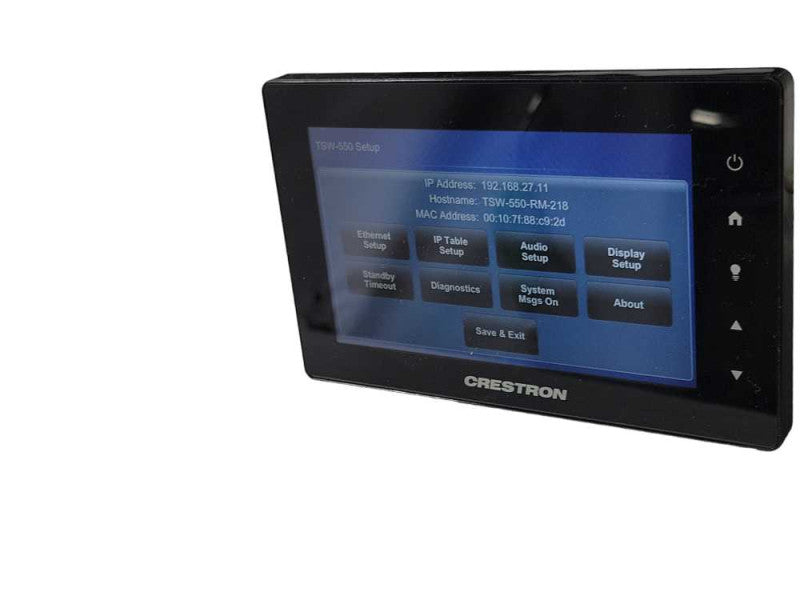 Crestron TSW-550 TSW-550-B-S 5\\" Black Touch Screen _