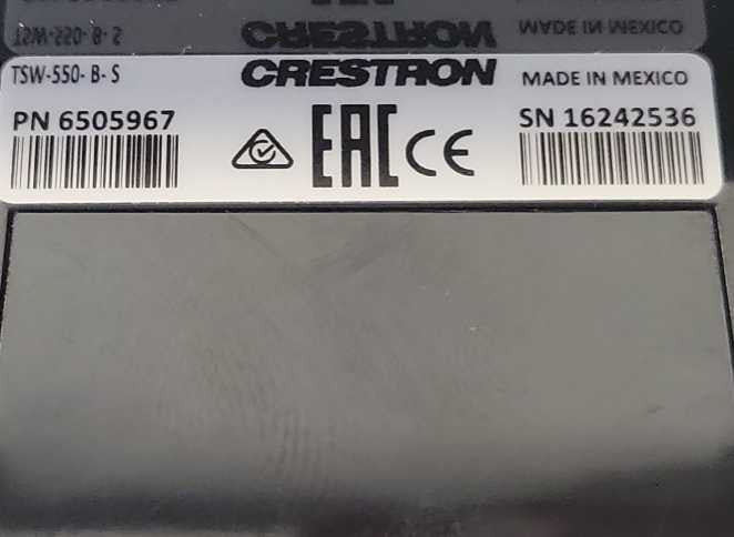 Crestron TSW-550 TSW-550-B-S 5\\" Black Touch Screen _