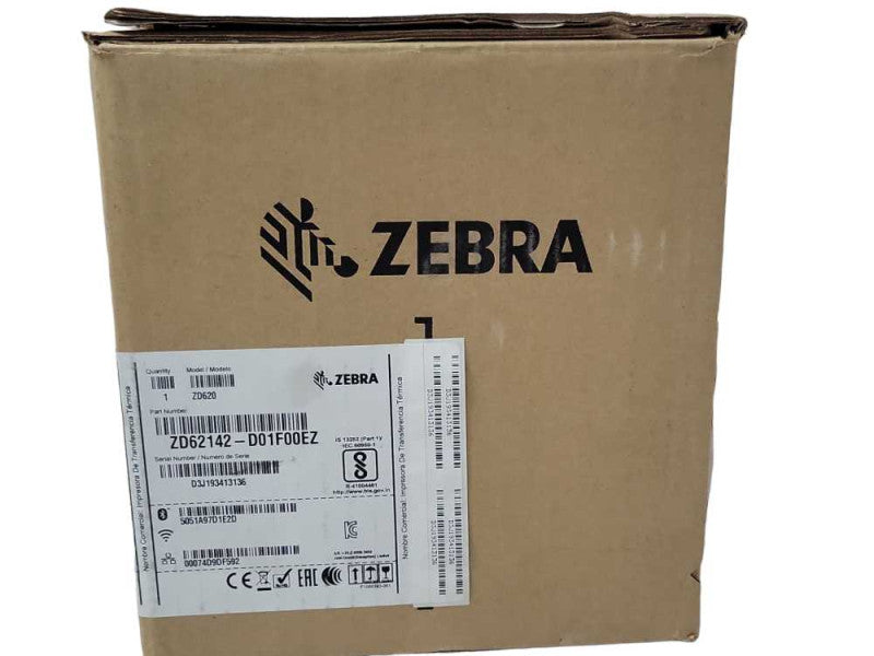 New Open-Box Zebra ZD620 ZD62142-D01F00EZ Thermal Label printer _