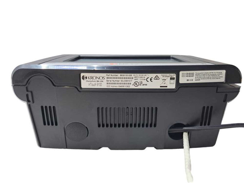 Kronos InTouch 9100 Time Clock 8609100-008 *READ*