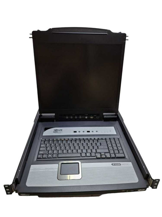 Tripp Lite B020-U08-19-IP | 1U 8-Port Console KVM Switch IP w/ 19 LCD *READ*