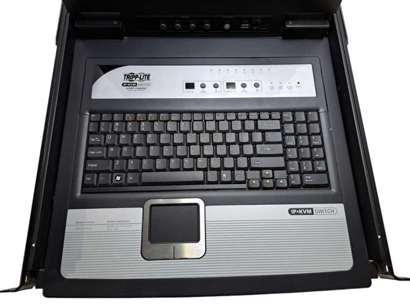 Tripp Lite B020-U08-19-IP | 1U 8-Port Console KVM Switch IP w/ 19 LCD *READ*