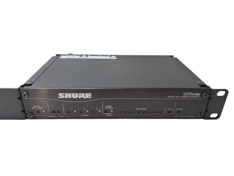 Shure DFR11EQ Half Rack 1U Digital EQ Feedback Reducer Equalizer *READ*