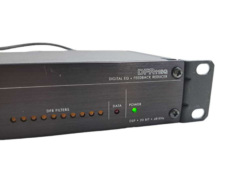 Shure DFR11EQ Half Rack 1U Digital EQ Feedback Reducer Equalizer *READ*