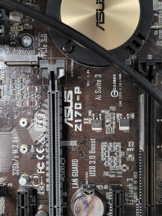 Custom/Asus Tower PC, Core I7-6700K 4.0GHz, 16GB DDR4, No HDD, 350W PSU _