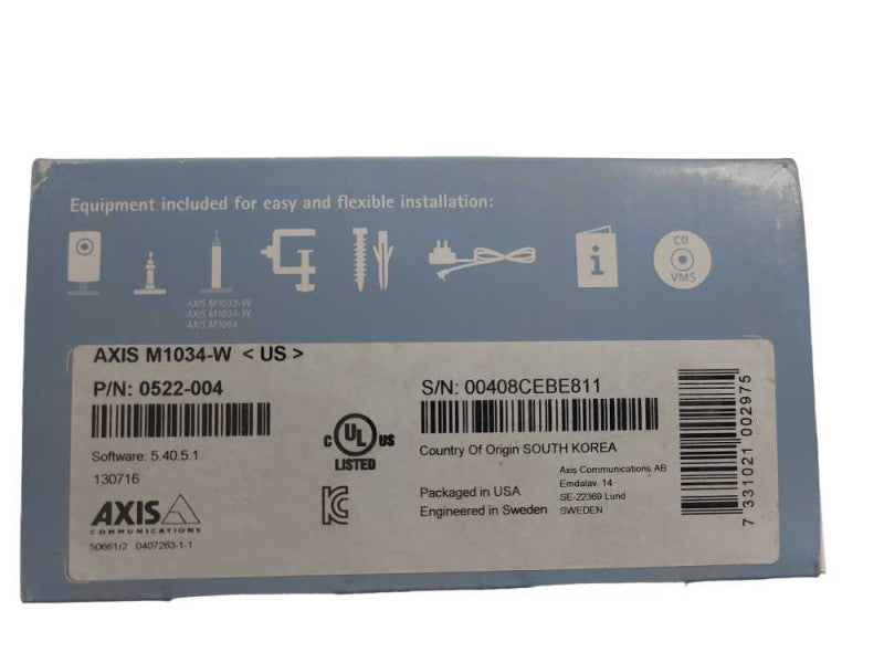 New Axis M1034-W US Network camera _