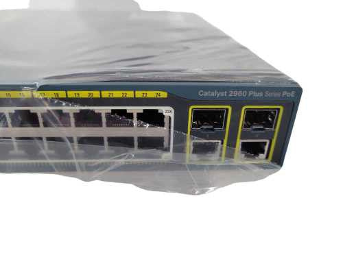 Cisco WS-C2960+24PC-L 24 Port PoE Ethernet Network Switch !