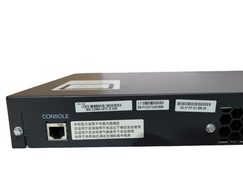 *NEW OPEN BOX* Cisco Catalyst WS-C2960-24TC-S 24-Port Managed Ethernet Switch Q