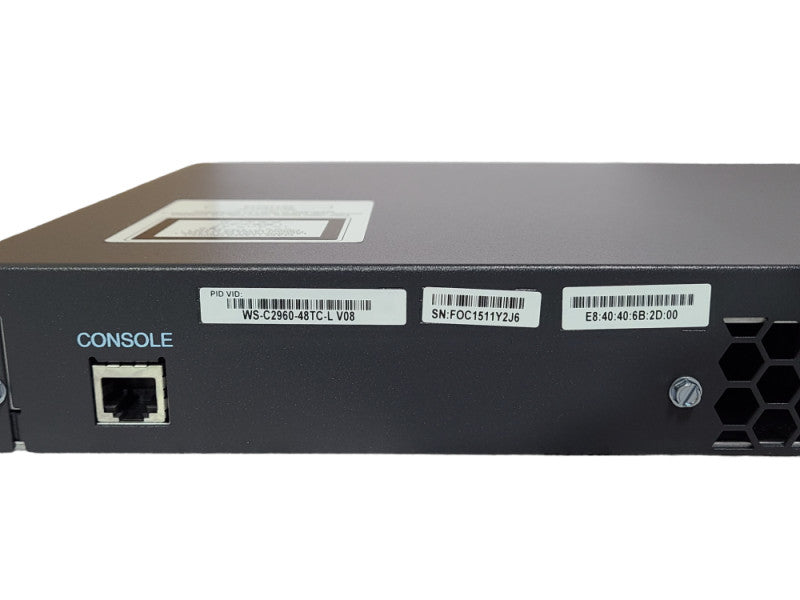 Cisco Catalyst 2960 WS-C2960-48TC-L, 48-Port Managed Ethernet Switch