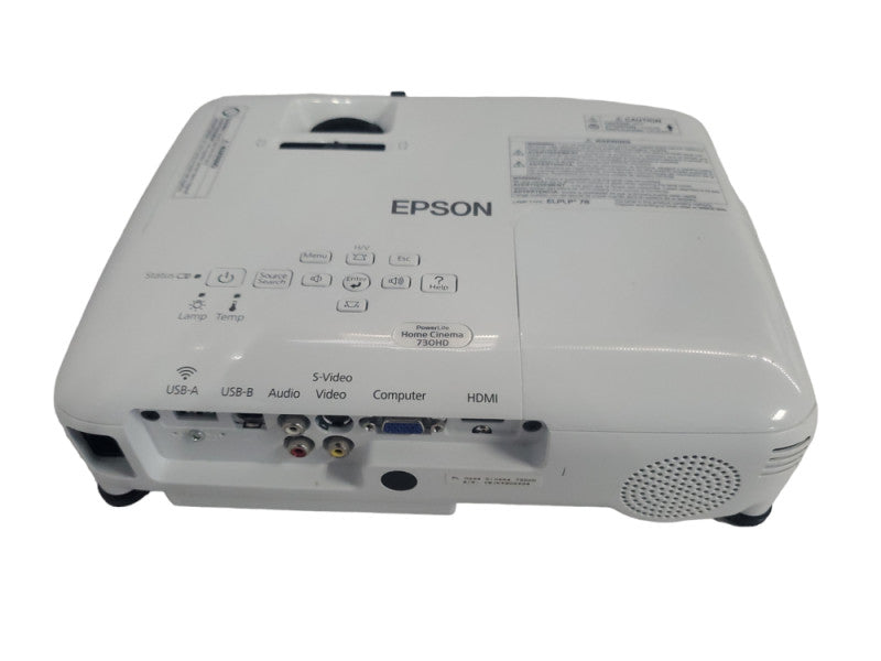 Epson PowerLite Home Cinema 730HD HDMI Projector 1410 Lamp Hours |