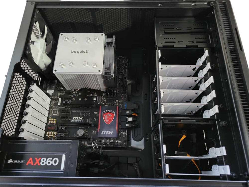 Custom/MSI Tower PC Core i7-4790 3.6Ghz 32GB 860W PSU NO HDD !