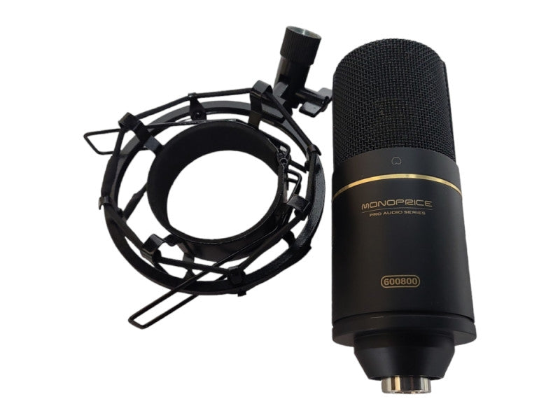 Monoprice Large Diaphragm Condenser Microphone, 600800, READ
