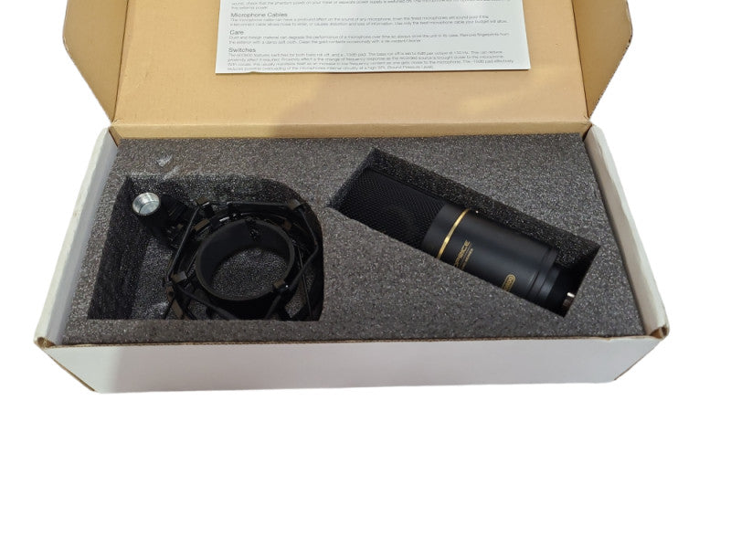 Monoprice Large Diaphragm Condenser Microphone, 600800, READ