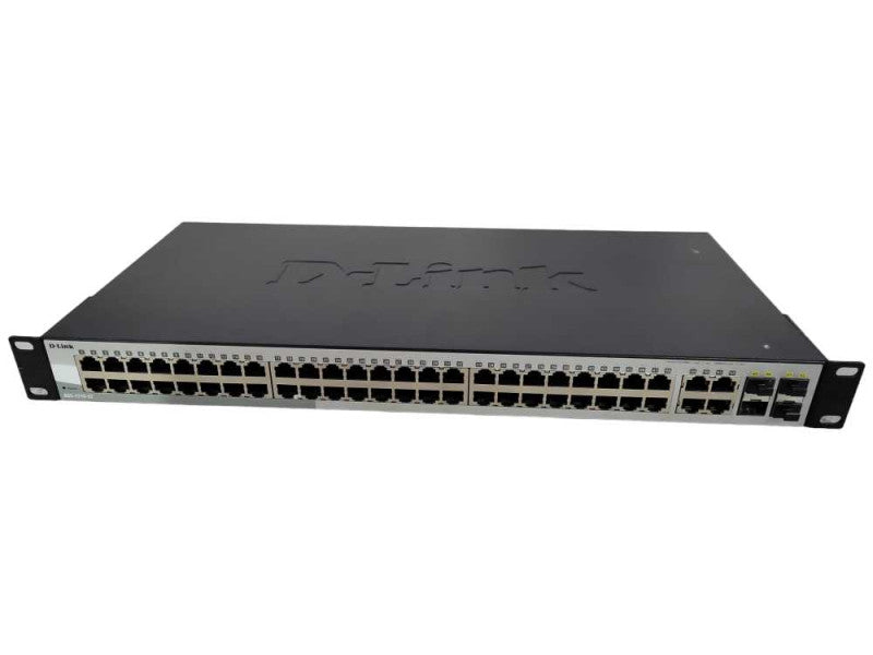 D-Link DGS-1210-52 Ethernet 48-Port Gigabit Smart Rackmount Network Switch !