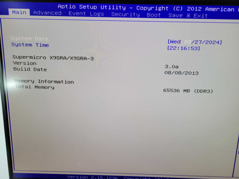 Intel Xeon E5-2650 v2 | Supermicro X9SRA | 64GB RAM  %