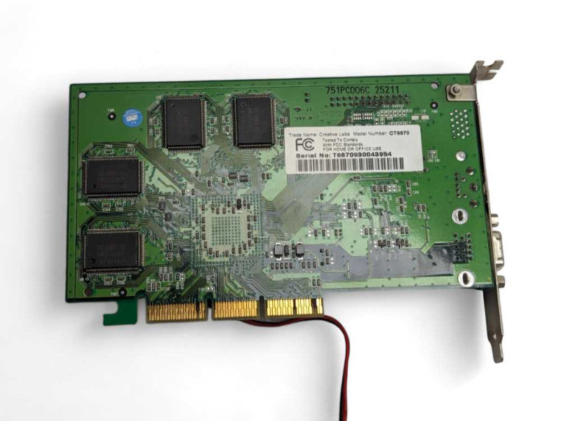 NVIDIA RIVA TNT2 Ultra CT6870 AGP Video Card  -