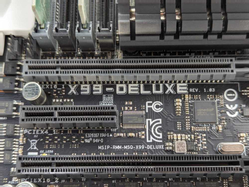 ASUS X99 Deluxe with i7-5930K & 16GB RAM  -