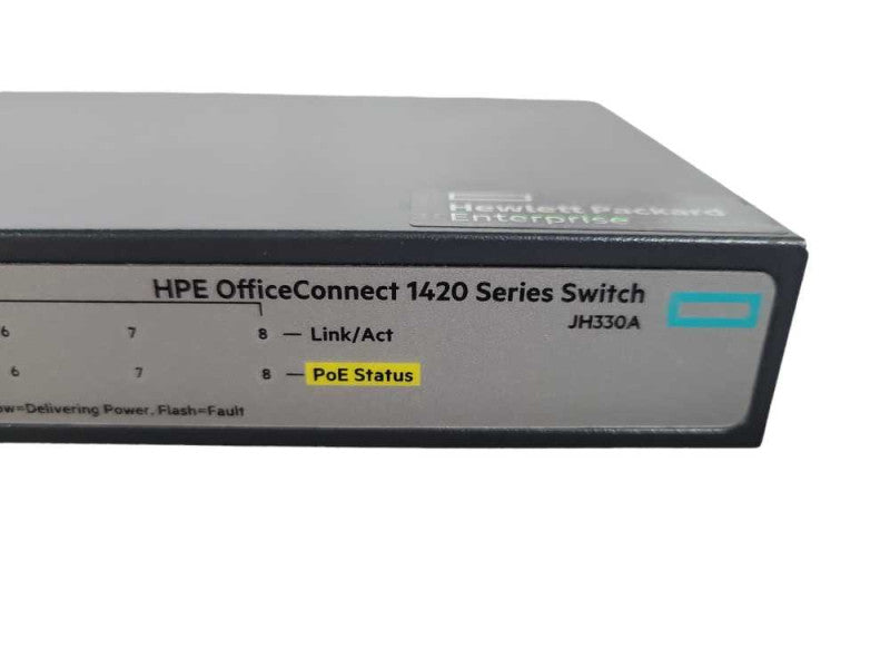 HPE OfficeConnect 1420 8-Port PoE Gigabit Ethernet Unmanaged Switch !