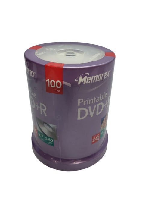 Memorex 100 pack DVD-R 16x, 4.7GB  &