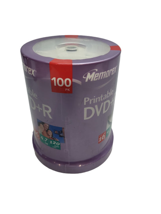 Memorex 100 pack DVD-R 16x, 4.7GB  &