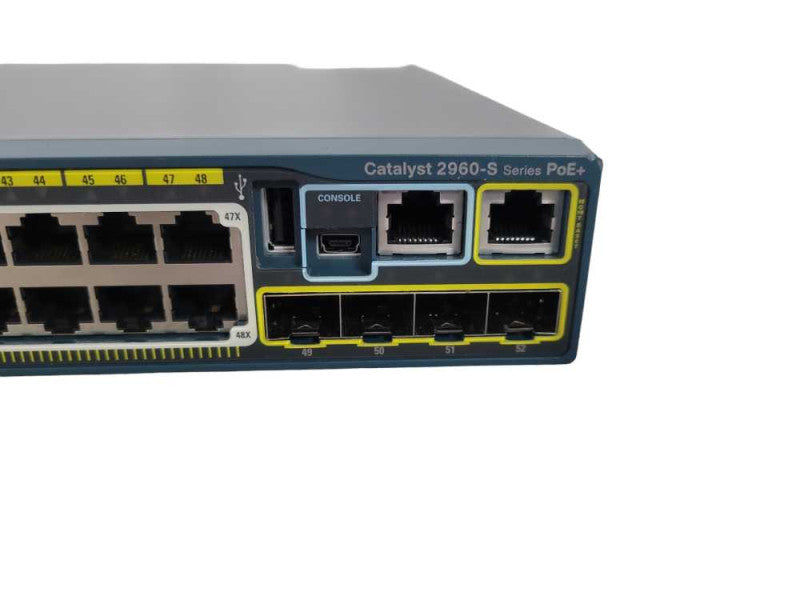 Cisco WS-C2960S-48FPS-L V04 48-Port PoE+ Managed Gig Switch !