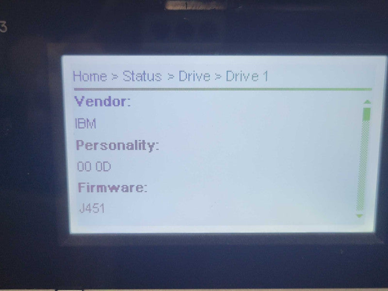 IBM LTO Ultrium 6-H 39U3428 SAS Internal Tape Drive _