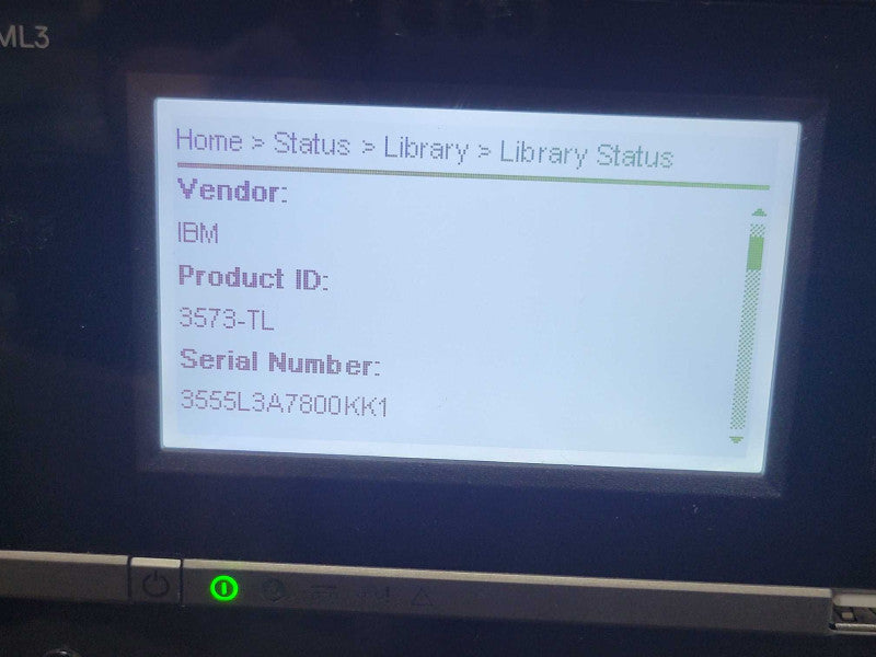 Dell EMC ML3 3-Bay Tape Drive Chassis, No Tape Drive, READ _