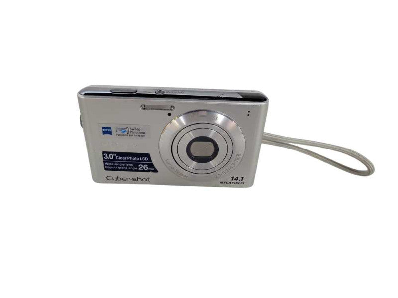SONY Cyber Shot DSC-W550 Compact Digital Camera 4.0x Optical Zoom Silver  !
