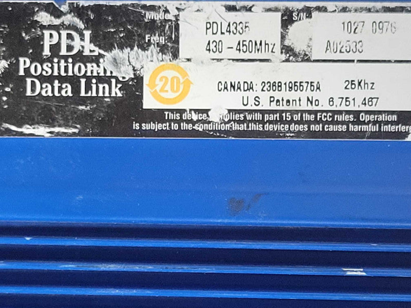 Pacific Crest PDL4335 430-450Mhz Positioning Data Link, READ _
