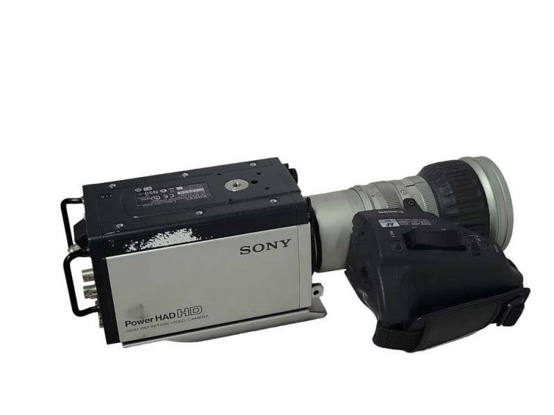 Sony HD Multi Purpose Camera HDC-X300 w/ Canon VCL-719BXS, BCTV zoom Lens SEE _