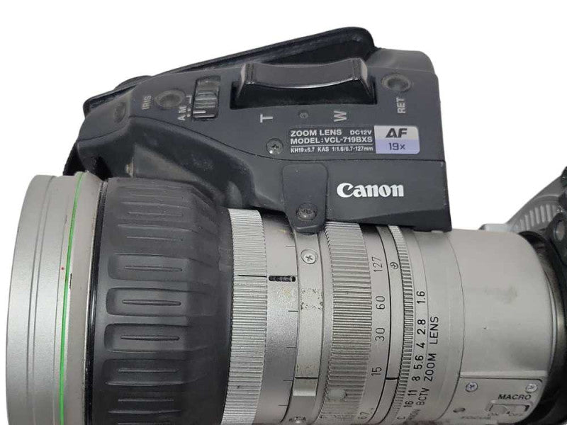 Sony HD Multi Purpose Camera HDC-X300 w/ Canon VCL-719BXS, BCTV zoom Lens SEE _