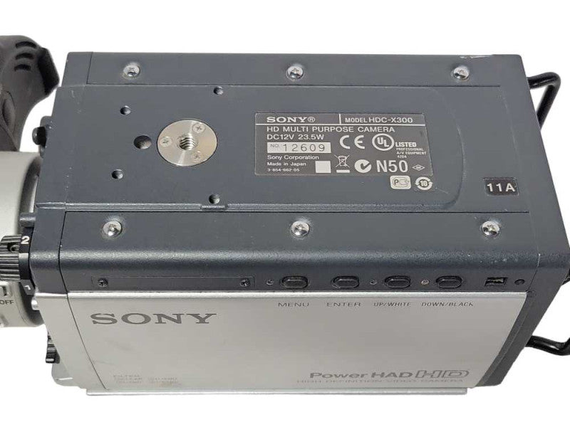 Sony HD Multi Purpose Camera HDC-X300 w/ Canon VCL-719BXS, BCTV zoom Lens SEE _