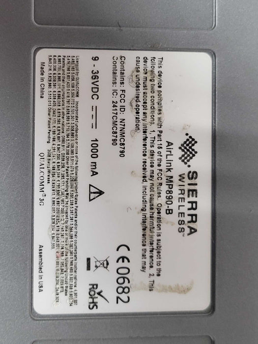 Siera Wireless AirLink MP890-B Ultra-Rugged GPS, READ _
