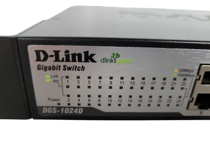 D-Link DGS-1024D 24 Port 10/100/1000 Gigabit Ethernet Switch !