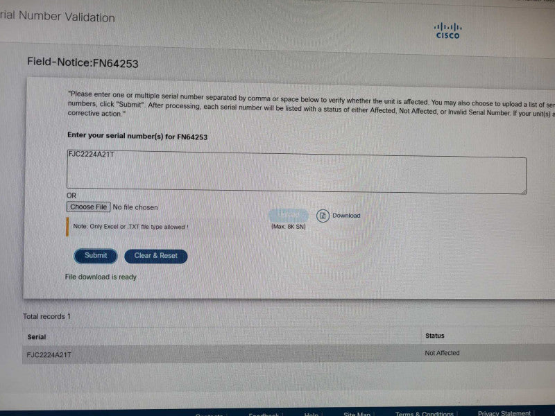 Cisco ISR 4400 Series ISR4431/K9 V04 Port Gigabit Router (not affected) READ $