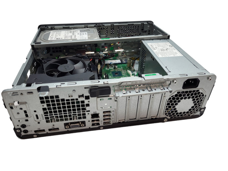 HP EliteDesk 800 G4 SFF i5-8500 3.00GHz, 8GB DDR4, 128GB M.2 SATA 2TB HDD &