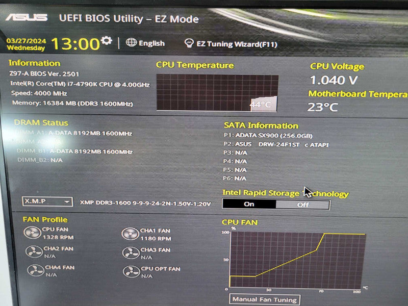 Intel Core i7-4790K | ASUS Z97-A | 16GB RAM %