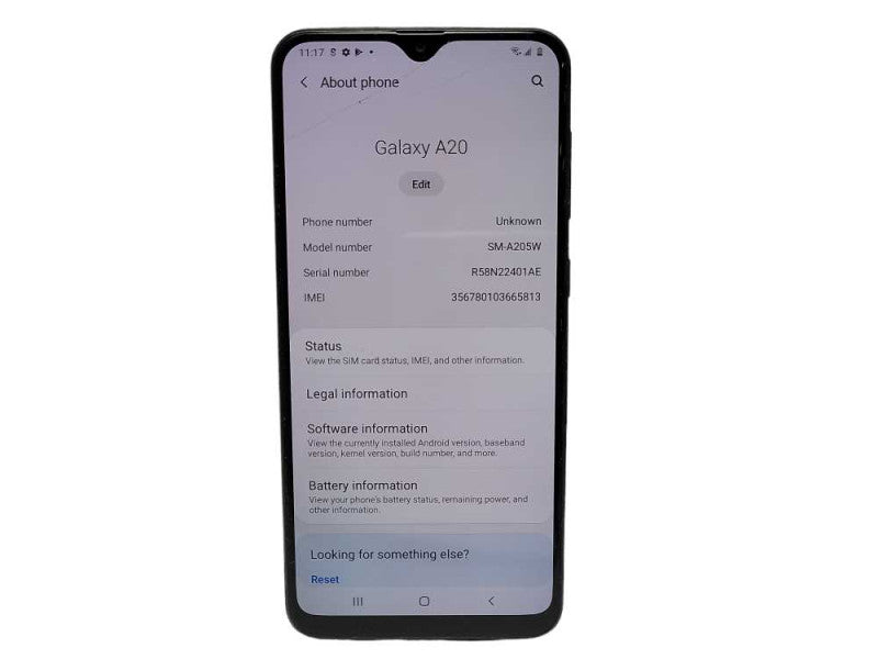 Samsung Galaxy A20 32GB (SM-A205W) - READ $