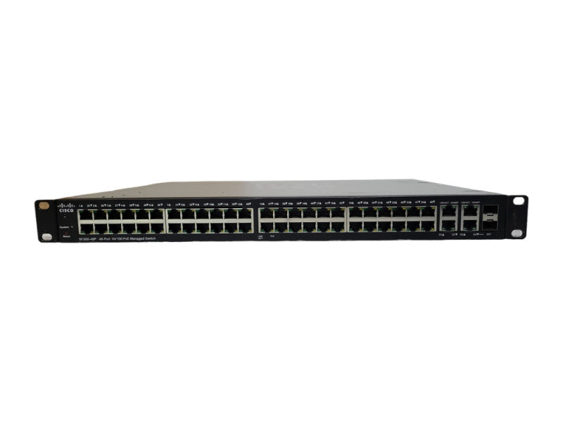 Cisco SF300-48P 48-Port 10/100 PoE Managed Network Switch Q