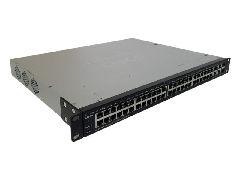 Cisco SF300-48P 48-Port 10/100 PoE Managed Network Switch Q