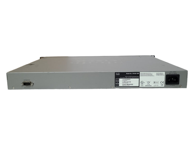 Cisco SF300-48P 48-Port 10/100 PoE Managed Network Switch Q