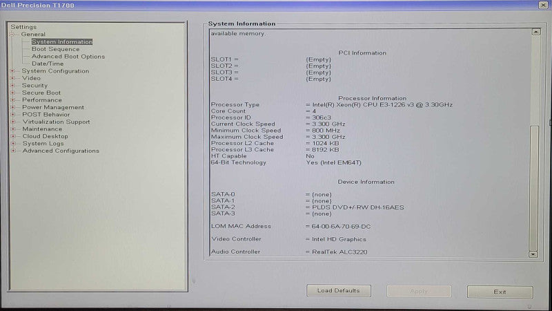 DELL Precision T1700 MT, Xeon E3-1226 V3 3.30Ghz, 8GB DDR3 RAM, ASUS EN210
