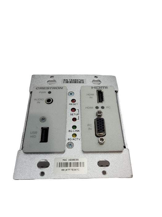 CRESTRON Wall Plate DM Transmitter DM-TX-200-C-2G-W-T HDMI, VGA &