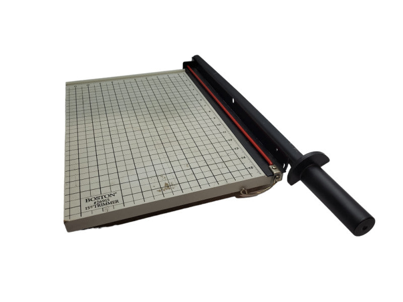 Vintage Boston Paper Cutter Trimmer 15\\" #26915 &